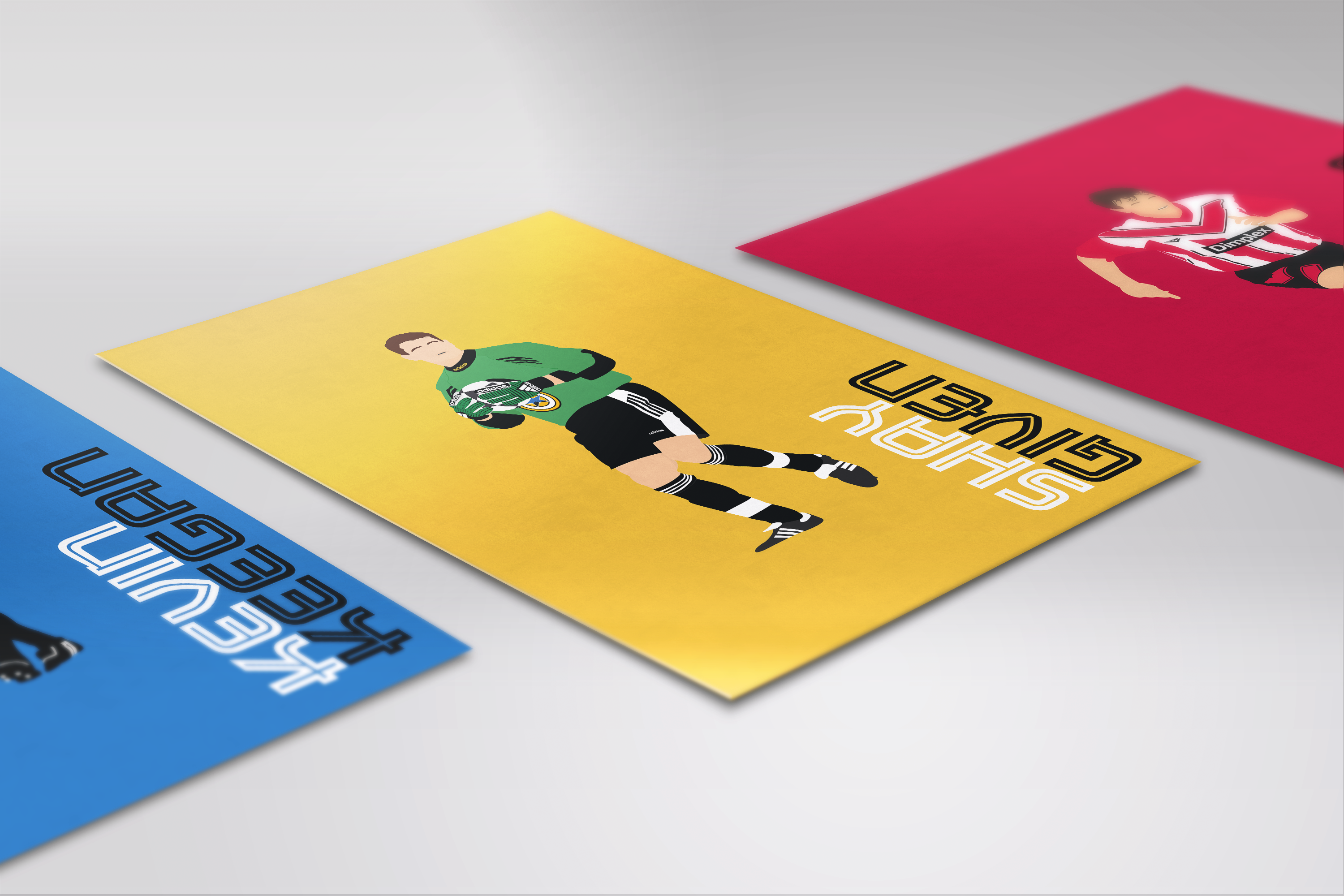 Football Legends Trio Poster