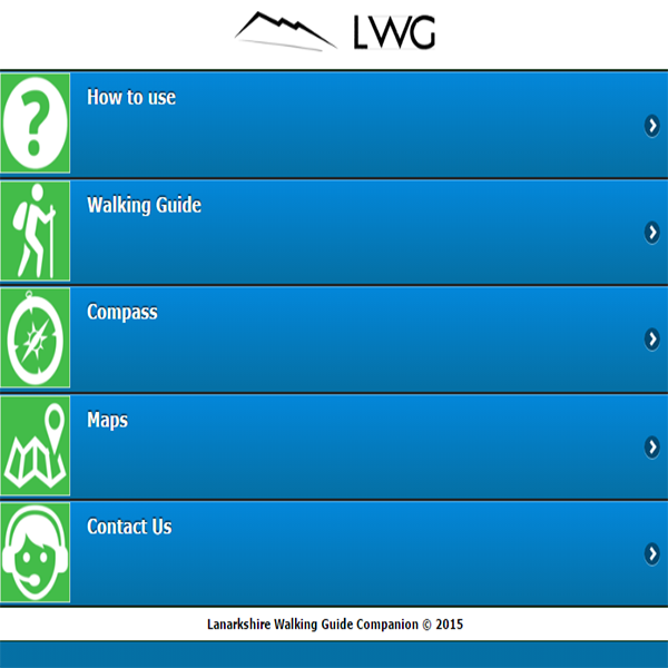 Lanarkshire Walking Guide Companion Guide App