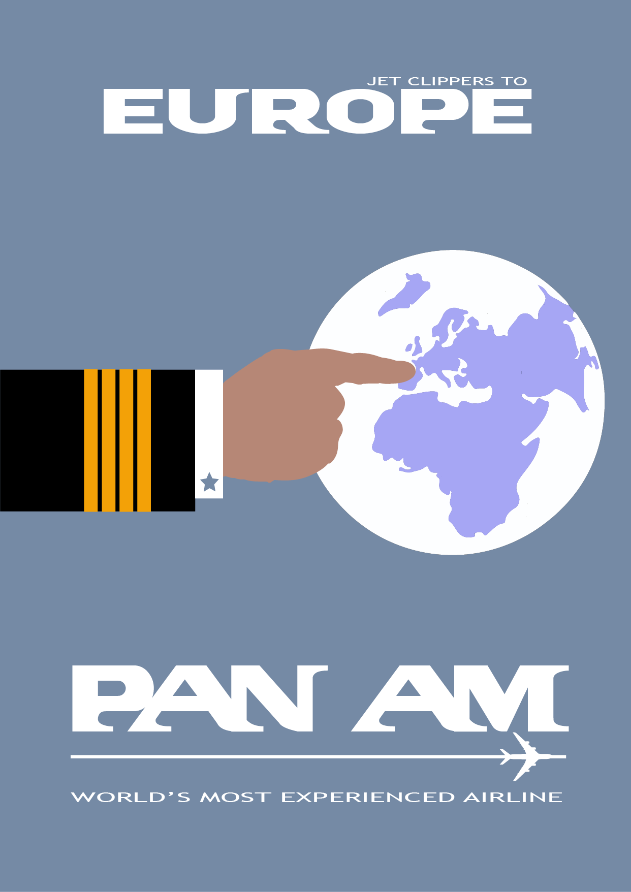 Pan Am vintage poster