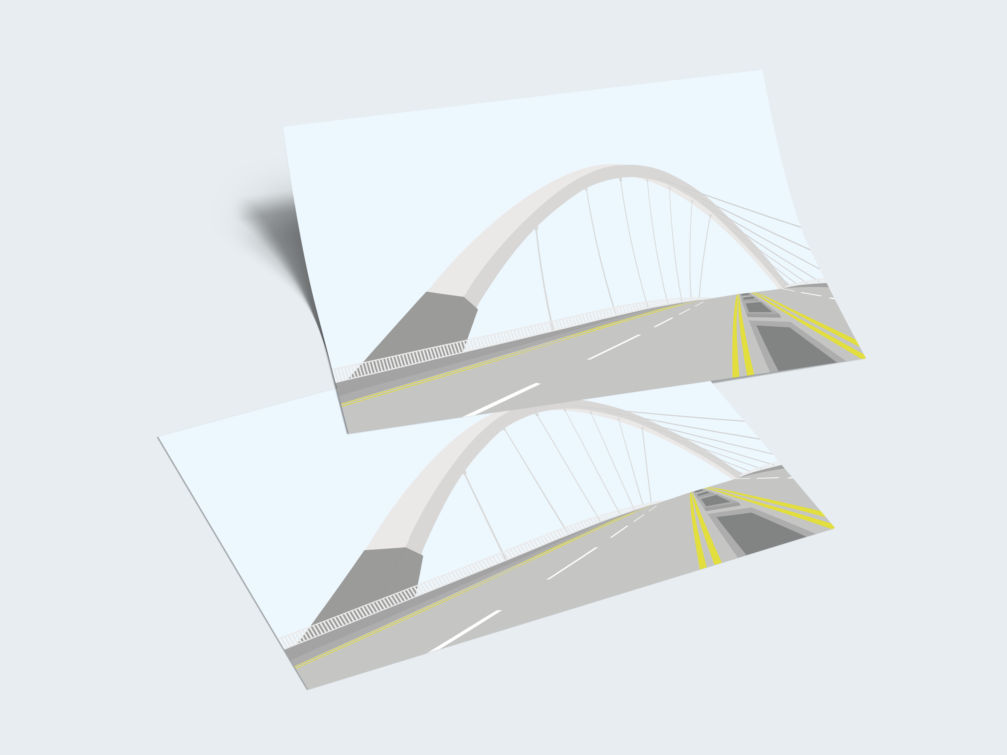 Squinty Bridge Illustration